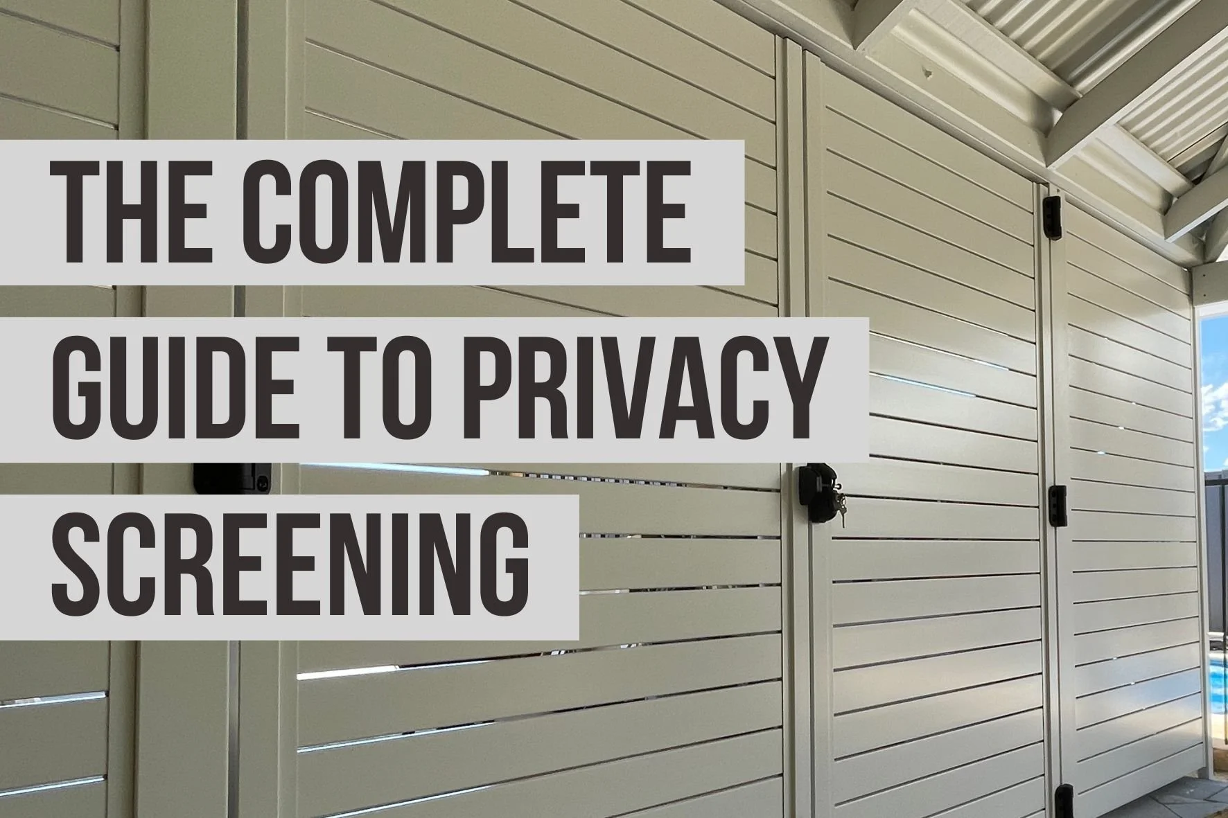 Compare privacy screen options in Perth WA. From aluminium slats to timber and laser cut panels, find the right solution for privacy, airflow and durability.
