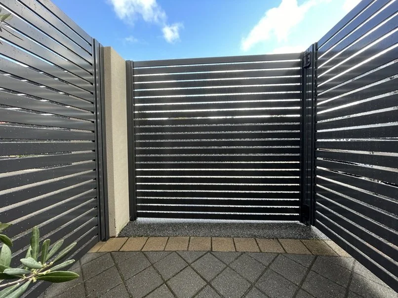 Aluminium Slat Fence Monument 65mm slats 15mm gap in Bayswater