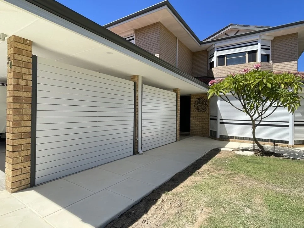 Surfmist Woodland Grey Aluminium Slat carport privacy.jpg