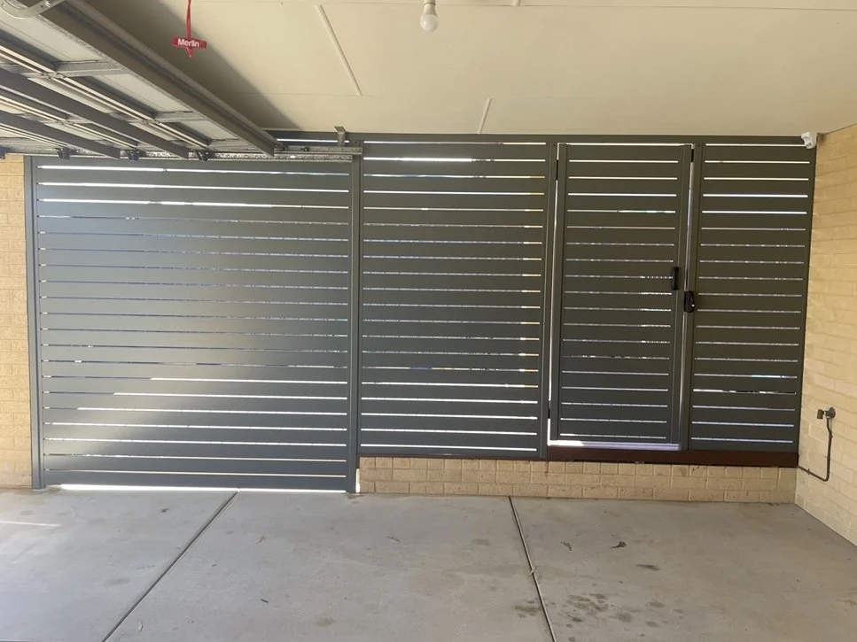 Carport Garage Enclosure Screen Secutiry Gate Aluminium Slat4.jpg
