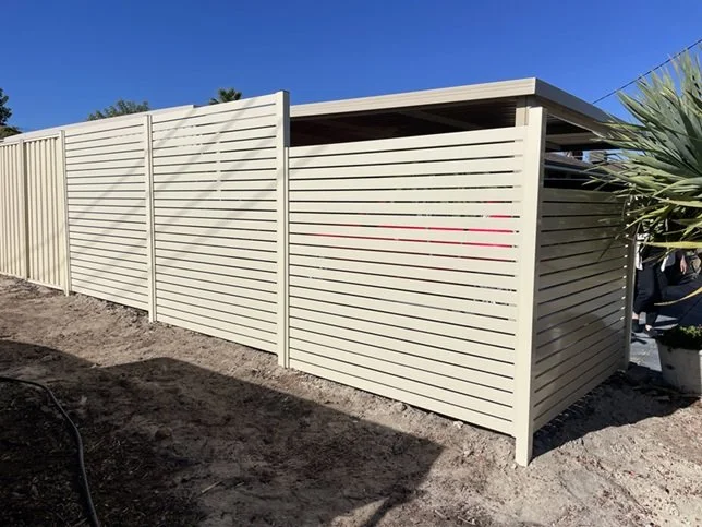 Aluminium Slat Privacy Screens Perth | Carport & Driveway Screening