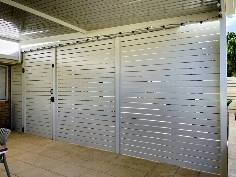 Joondalup Privacy Screen Garage Aluminium Slat