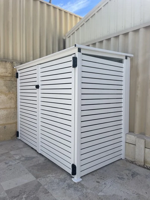 Pool Pump Enclosure Pearl White in Butler