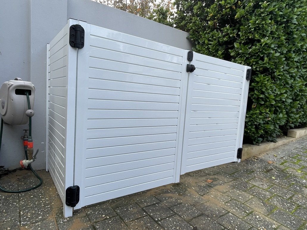 Aluminium Slat Custom Bin Enclosure.JPG