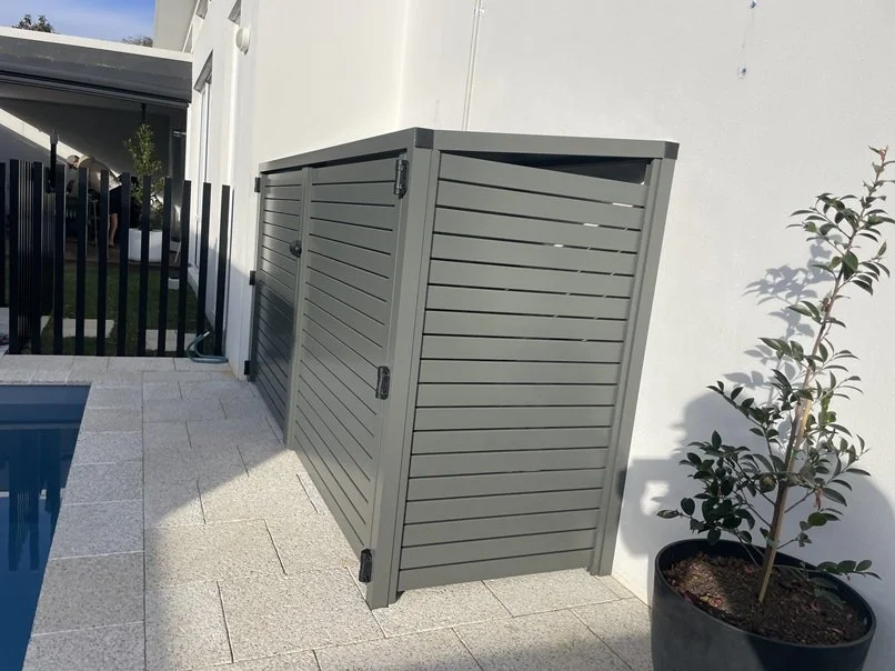 Pool Pump Enclosure Woodland Grey in Mount Hawthorn