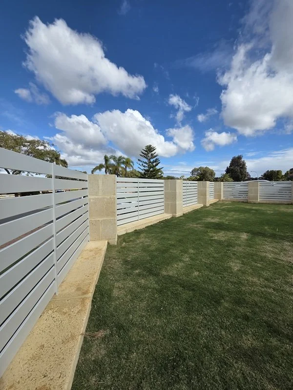 100mm Aluminium Slat Fence Infills Brick Fence Kingsley.jpg