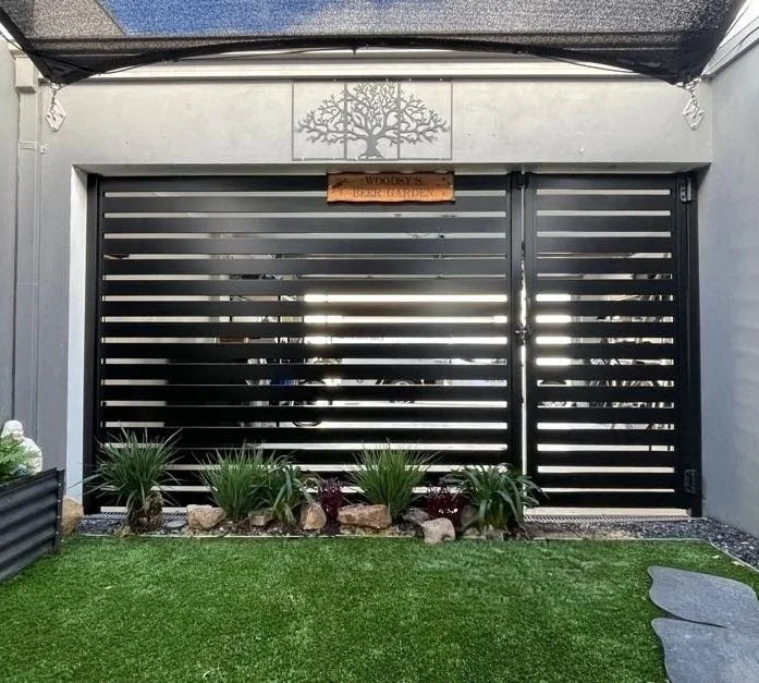 Garage Rear Privacy Screen and gate Clarkson