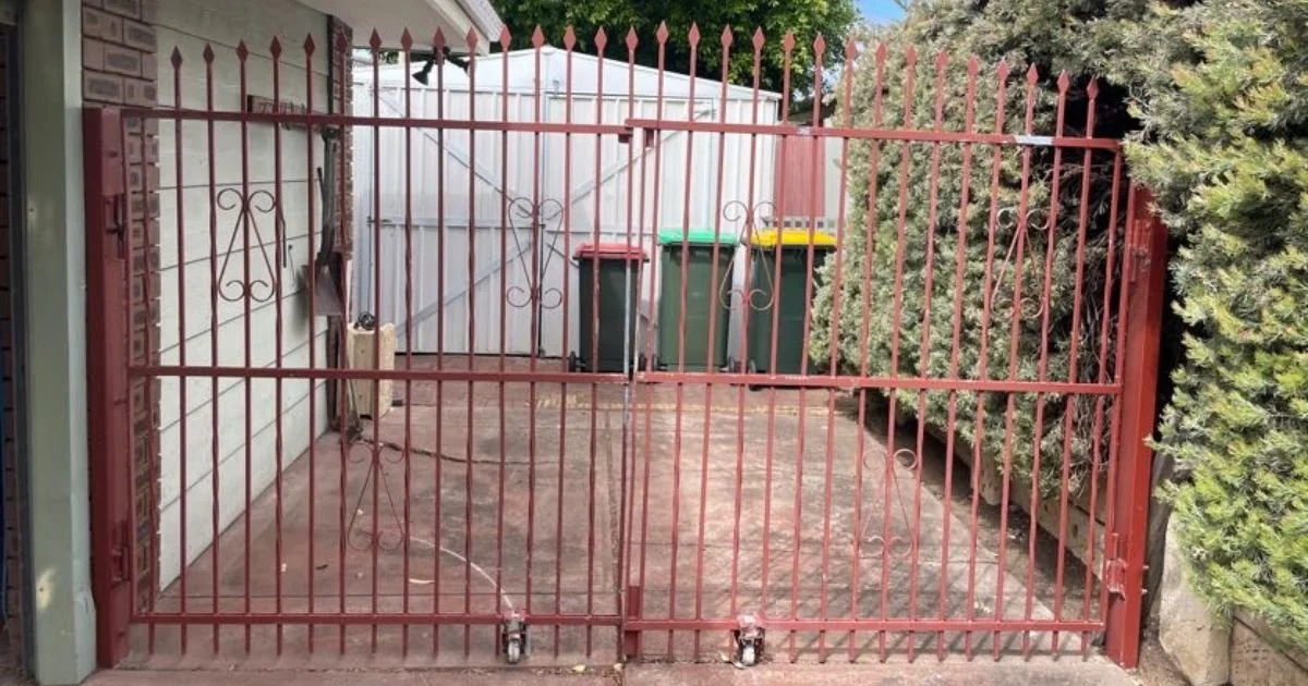 Double Aluminium Slat Gate Edgewater