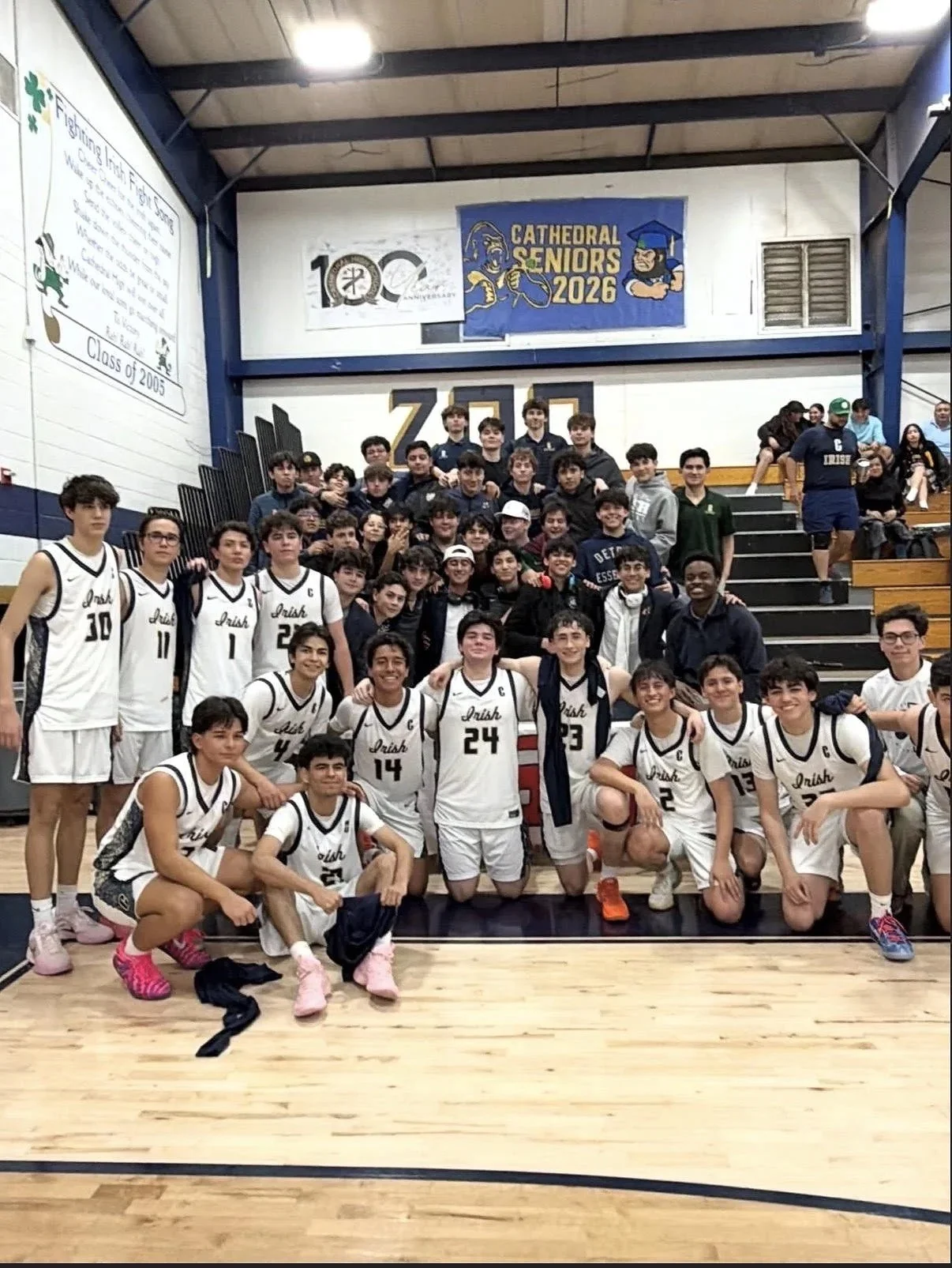 Irish Finish Strong on Senior Night!