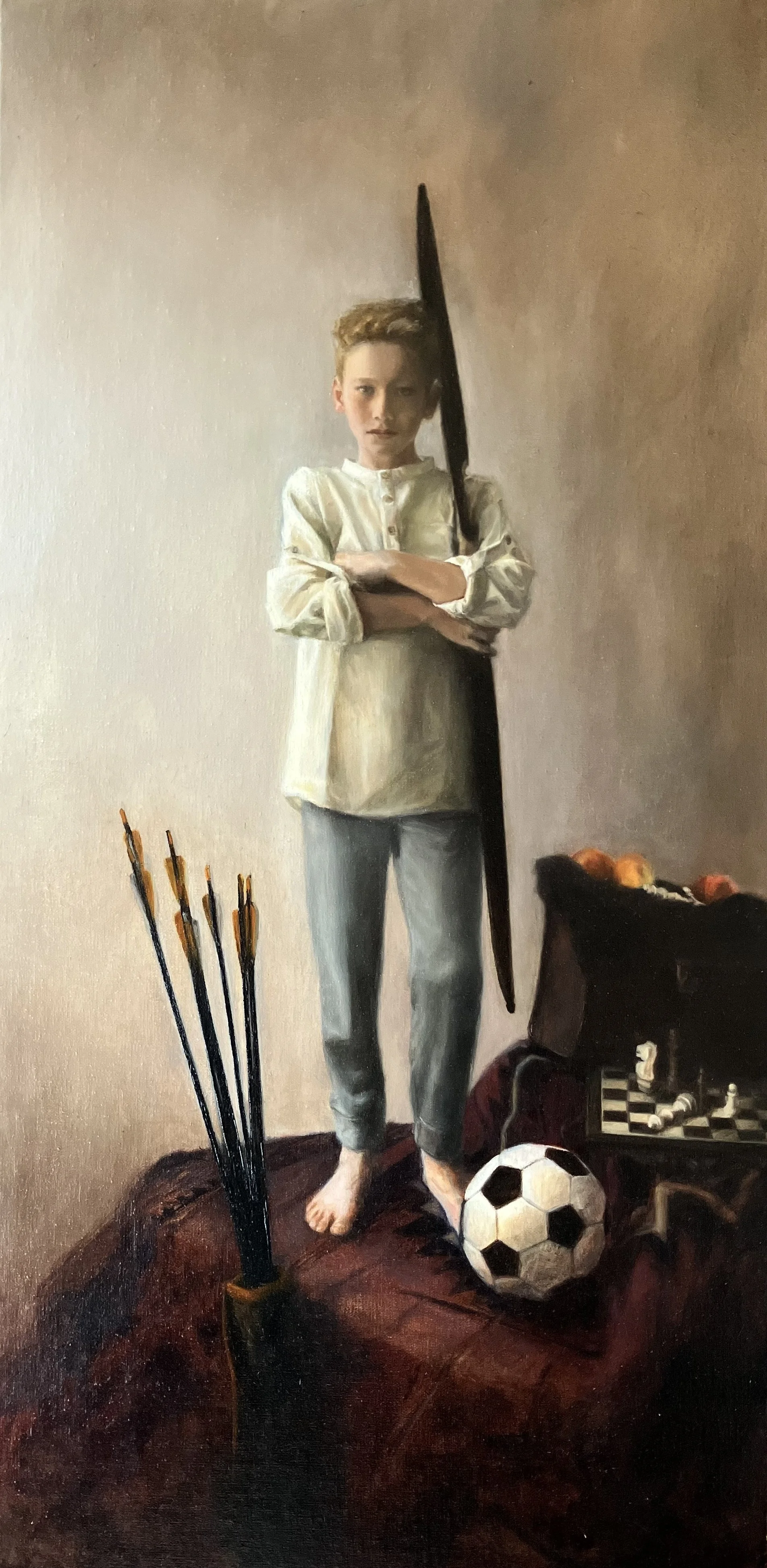 Youth  |  24" x 12"  |  oil on linen panel