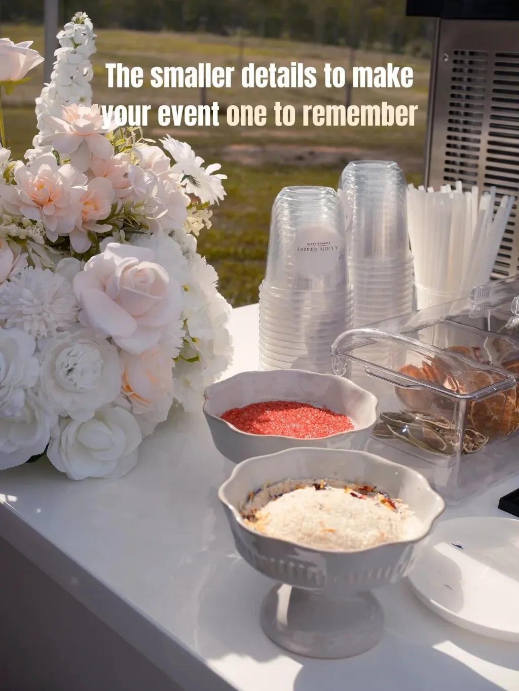 Feeling overwhelmed with event planning? I understand how you feel, let us take the weight off your shoulders&hellip;

Our grazing carts are customised for your day, with the small details your guests will actually remember (&amp; you can actually en