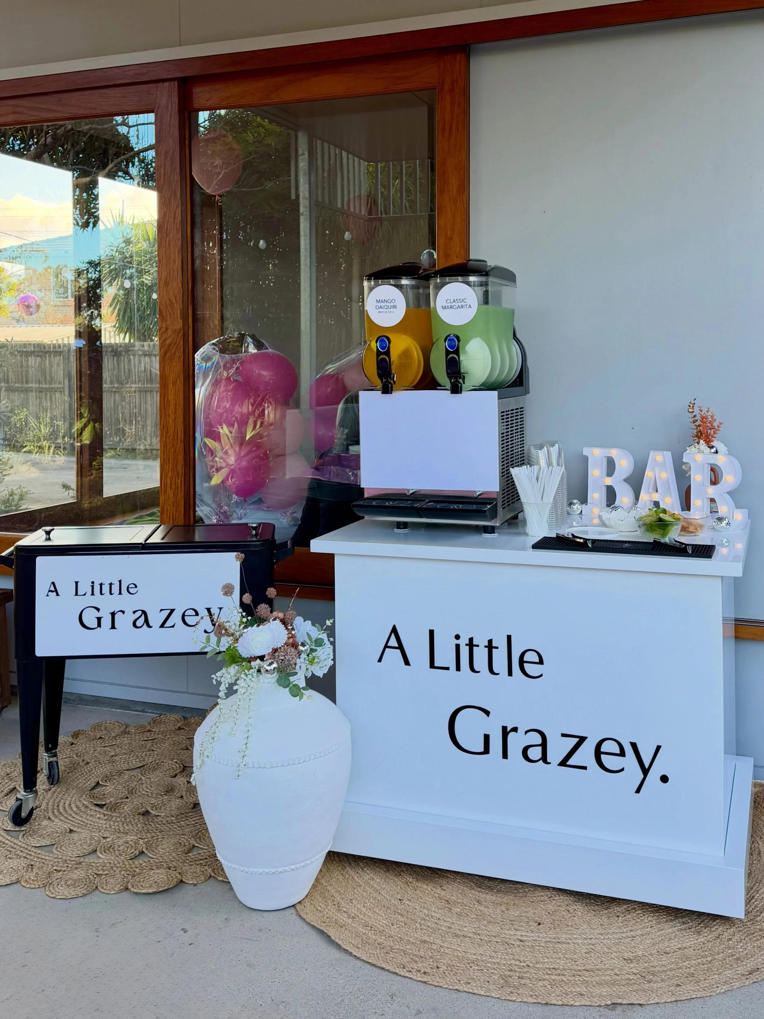 A little bar cart moment 🤍✨🍸

Our Bar Cart bringing the drinks, the details and a whole lot of style to this gorgeous birthday celebration on Saturday afternoon. 

Paired with our retro esky, it was the perfect little setup for serving up drinks wh