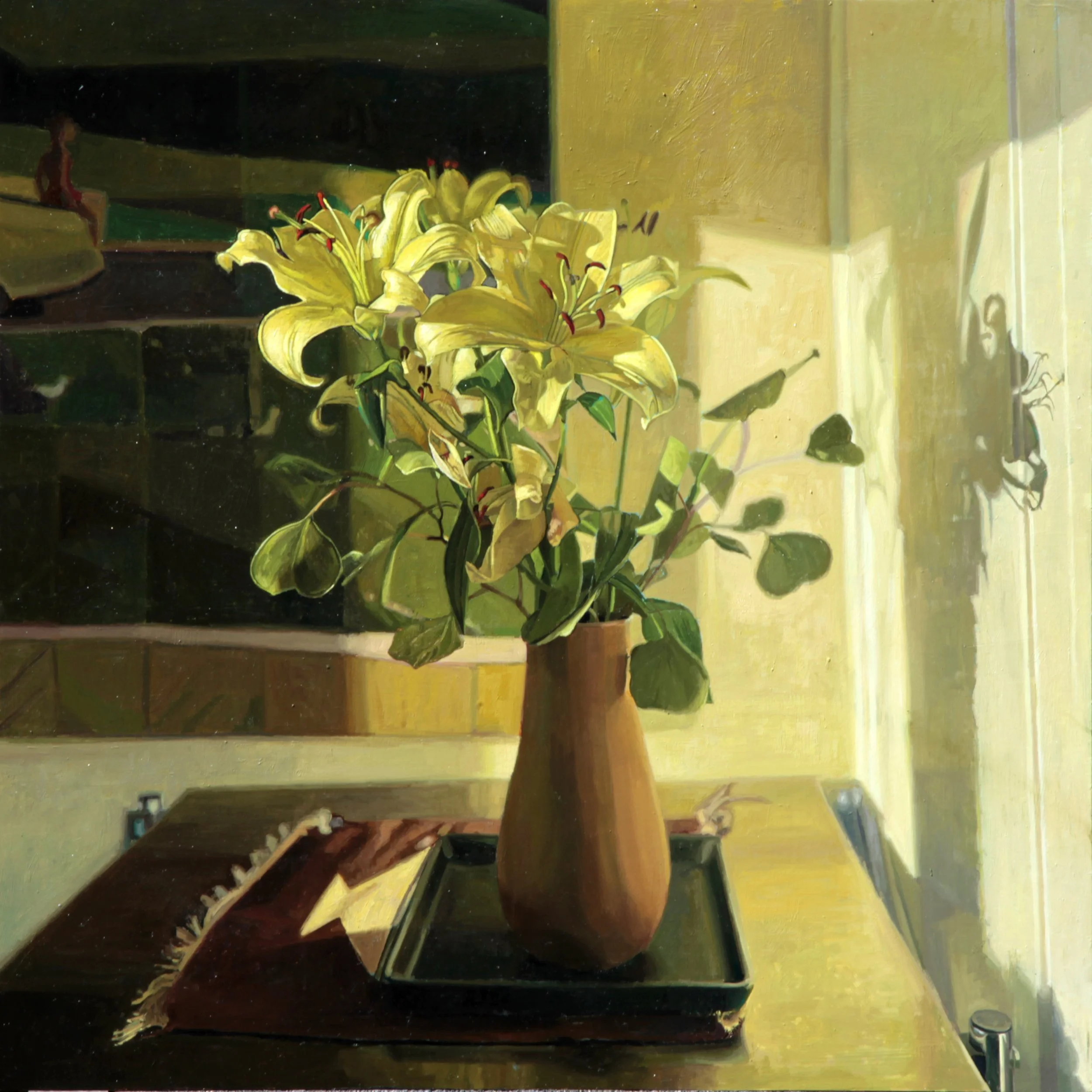 Gandy_Still Life With Hiroshi Sato Painting_24inx24in.jpg (Copy)