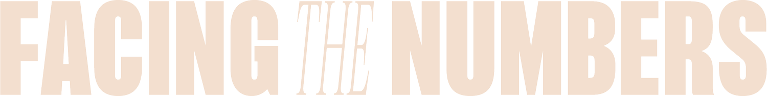 Facing the Numbers