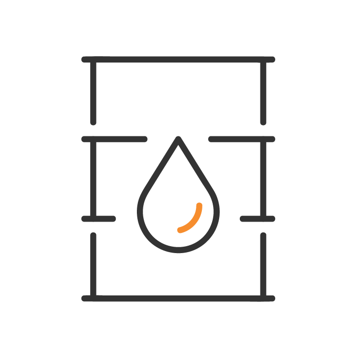 Outline of a rain shower with a water droplet and a small curved line inside it, indicating water or rain.