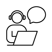 A black background with a white question mark, a period, and a smaller white symbol that looks like a stylized eye or a comma.