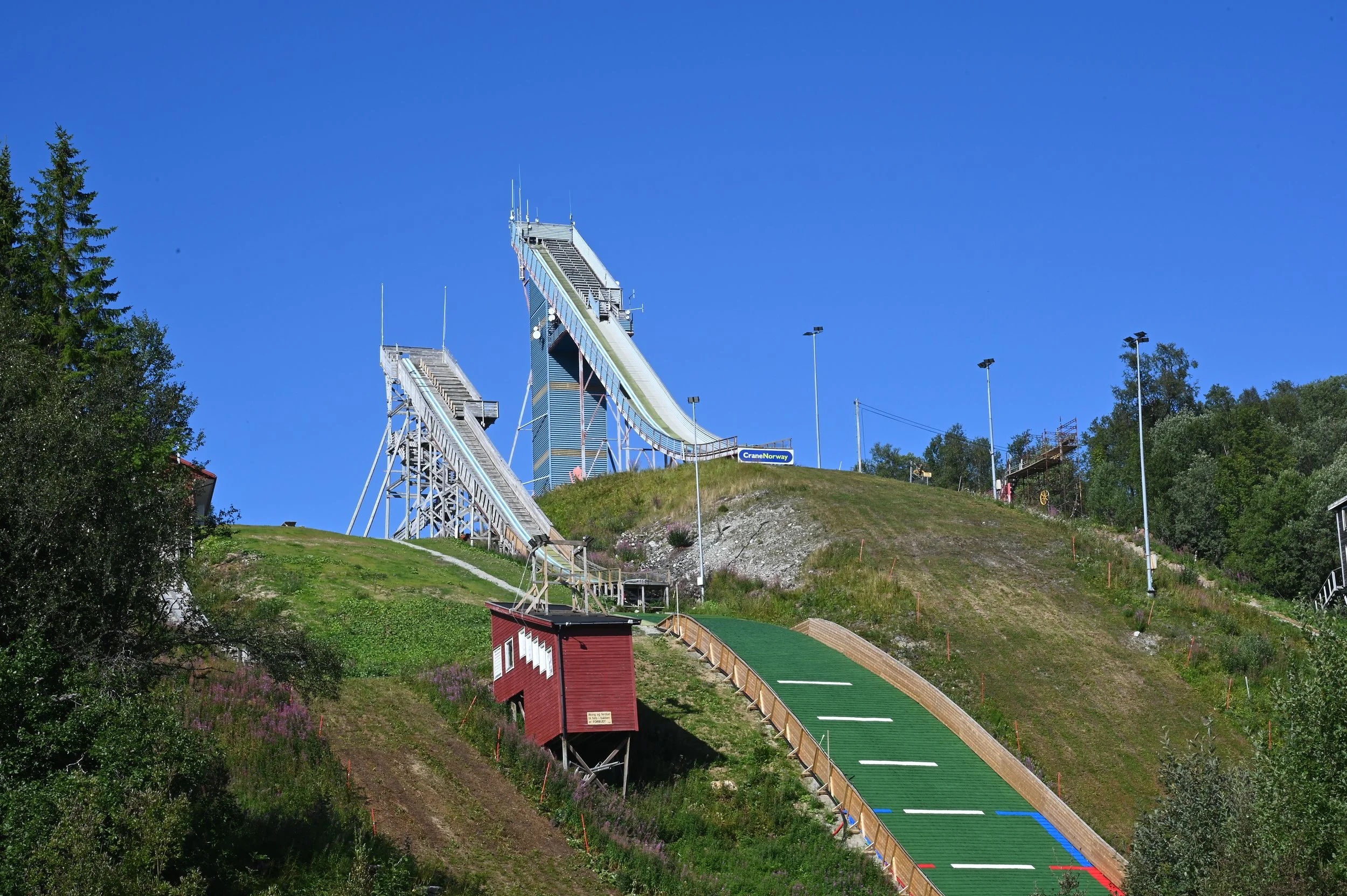 Tromsø Ski jump. A fantastic site with an iconic view.
