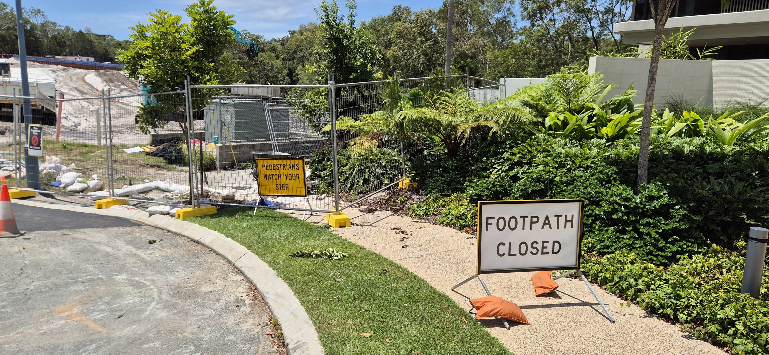 Pedestrian Path Temporary Closure