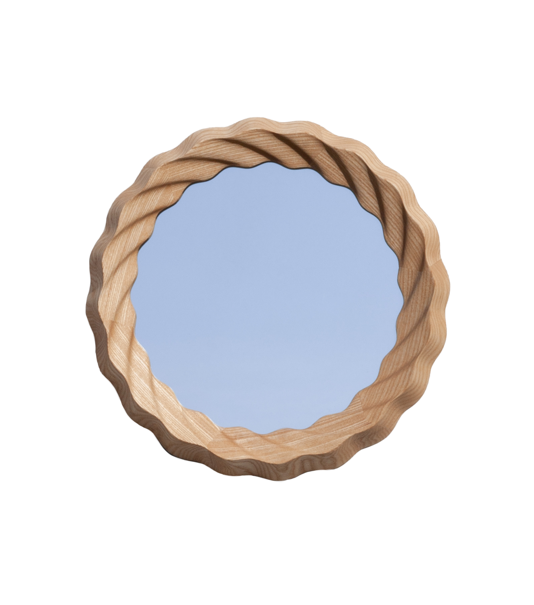 Kruller Porthole Mirror - Ash