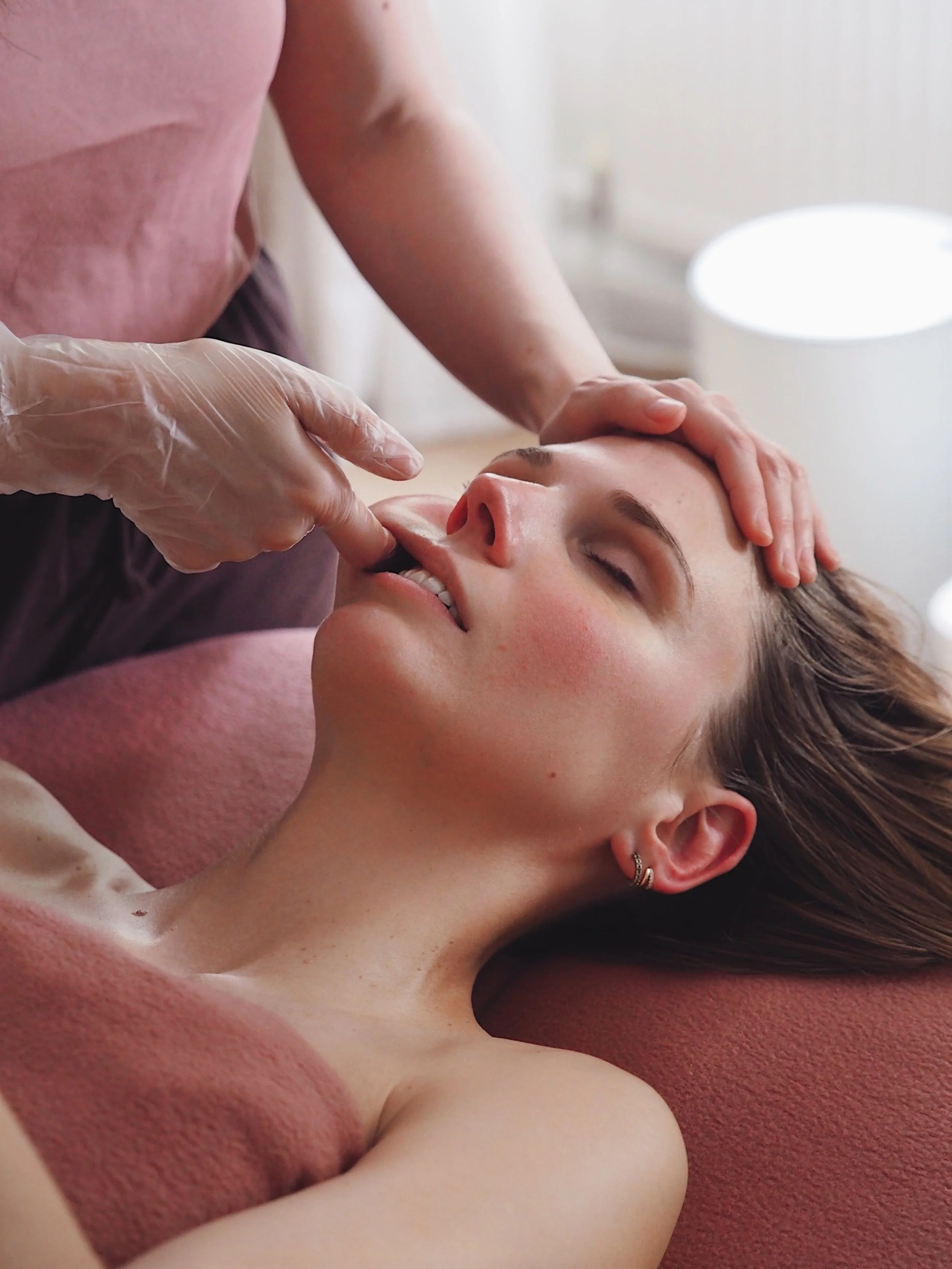 What is buccal massage?