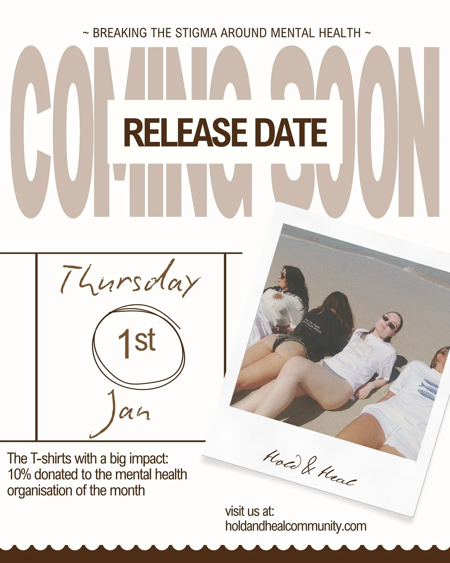 TSHIRTS ARE COMING IN HOT 🔥

The tshirts you have all been waiting for are nearly here!! 

Not only are they cute, beachy and in trend, they leave an ever lasting impact on your community.

~ 10% of profits are donated to the mental health organisat