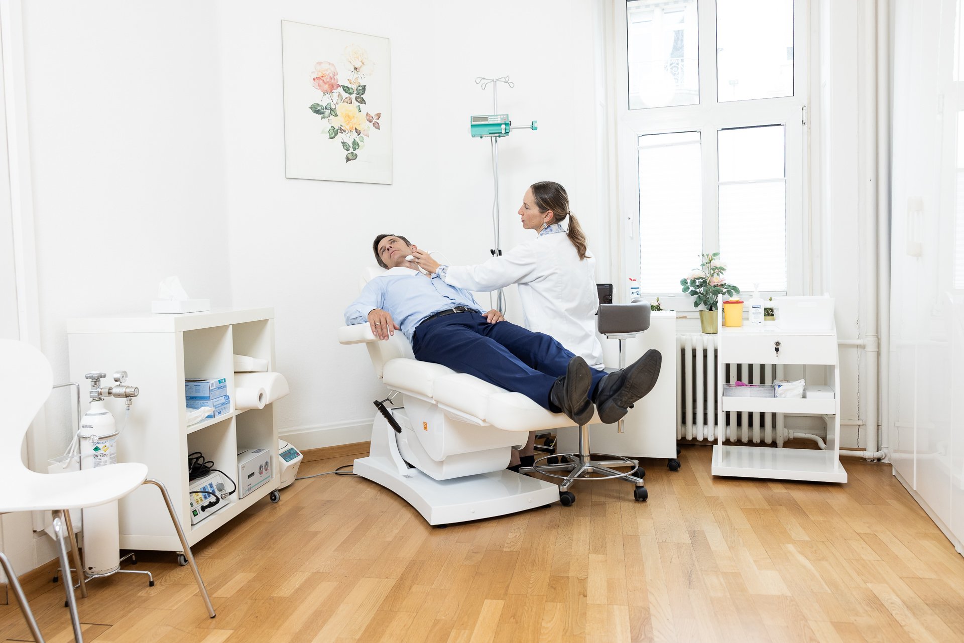 Halsultraschall, Schildddrüsenultraschall, Schwindelabklärung