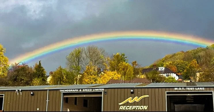 Turns out there is a pot of gold at the end of the rainbow, and it&rsquo;s Williams Coaches 🥰

A great photo captured by Rose 

#coachhire #coachhirewales #teamwilliams #williamscoaches #teamworkmakesthedreamwork #orangeandcreamlivingthedream #yourw