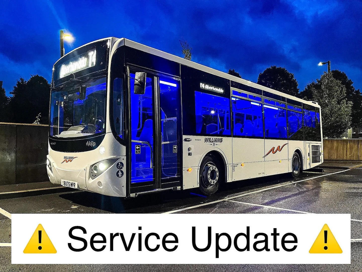 T4

Due to a medical emergency on board the bus, the T4 service is running approximately 30 minutes late. 

We apologise for any inconvenience this may cause.