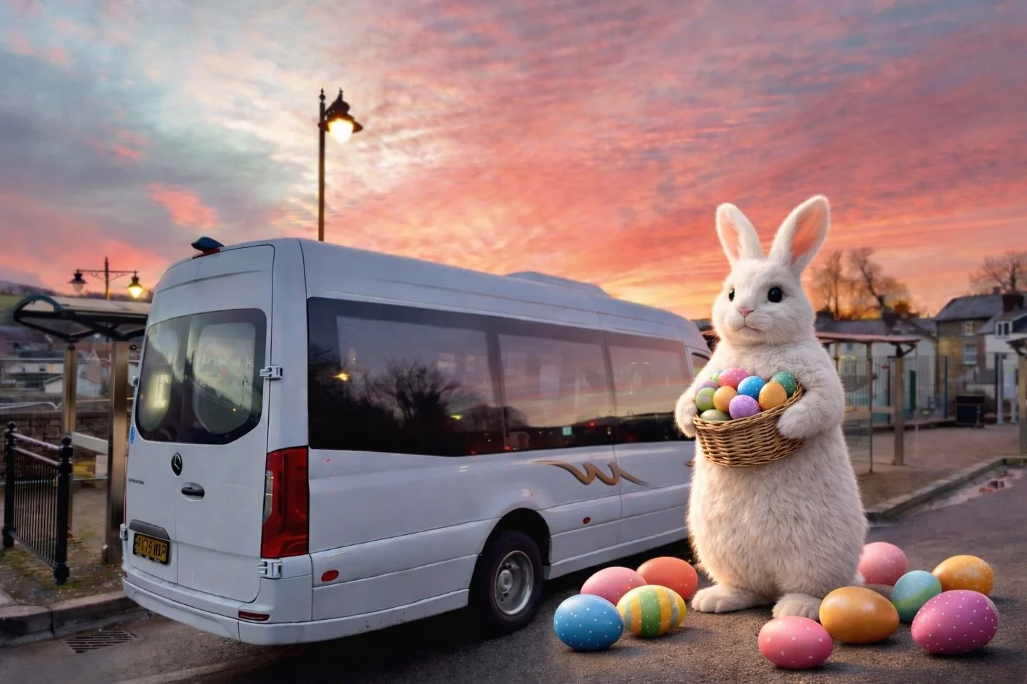 Happy Easter from all of us at Williams Coaches!

We hope the Easter Bunny has paid you a visit this morning&hellip; and brought plenty of chocolate with him! 

Just a quick reminder that we are operating our normal Sunday service today and tomorrow,