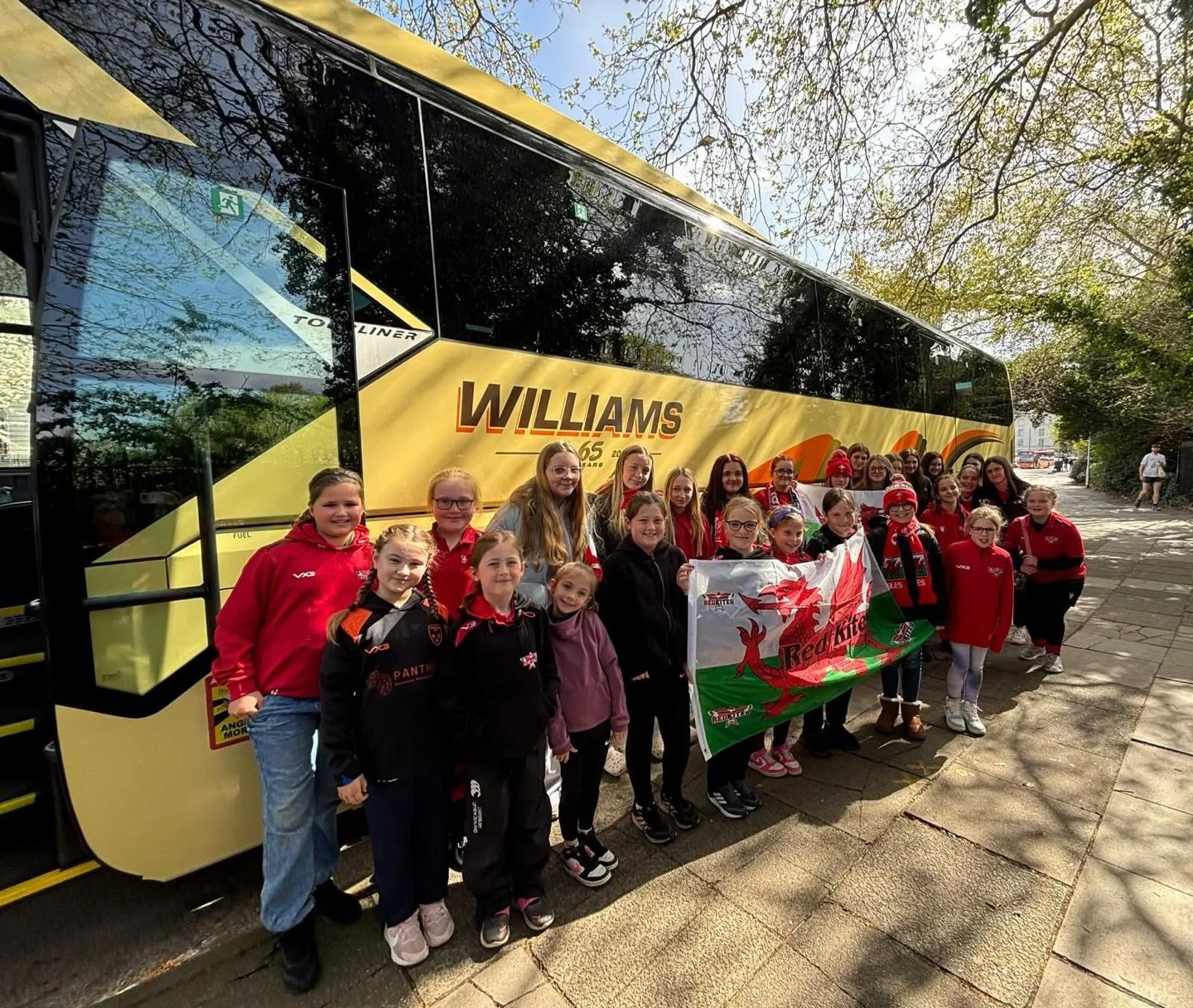 Cecil is in Cardiff with the future stars from Red Kites Girls Rugby Hub to watch the Wales vs Scotland women&rsquo;s match in the Principality Stadium 🏟️ 🏉 

Enjoy your day out girls 😀

#coachhire #coachhirewales #teamwilliams #williamscoaches #t