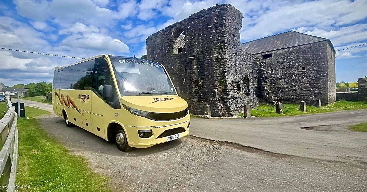 A little bit of Welsh history&hellip;.. with a modern twist!

Parked up beside Ewenny Priory, in the sunshine and nearly 900 years of history. Built in the 1100s, this place has seen it all, from medieval monks to modern-day vehicles.

Our 29-seater 