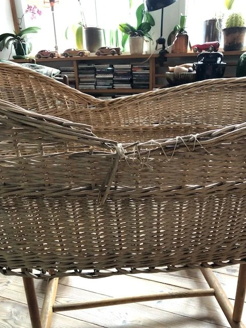 Vuggen før reparation