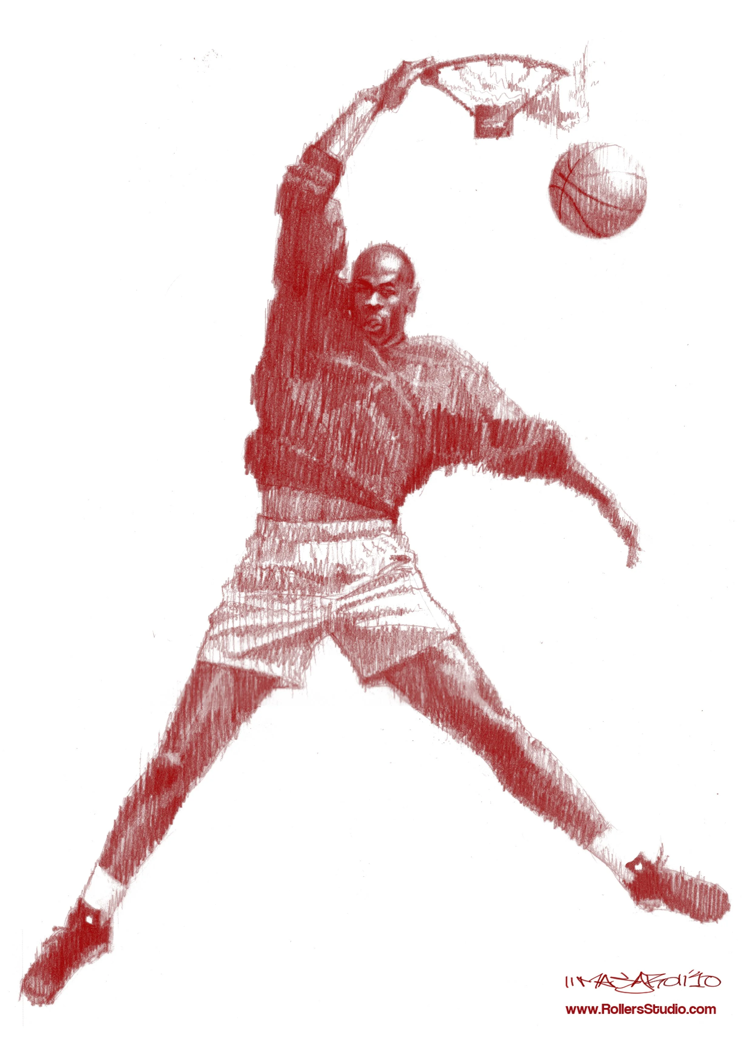 Jumpman print series #23/100, 2010.