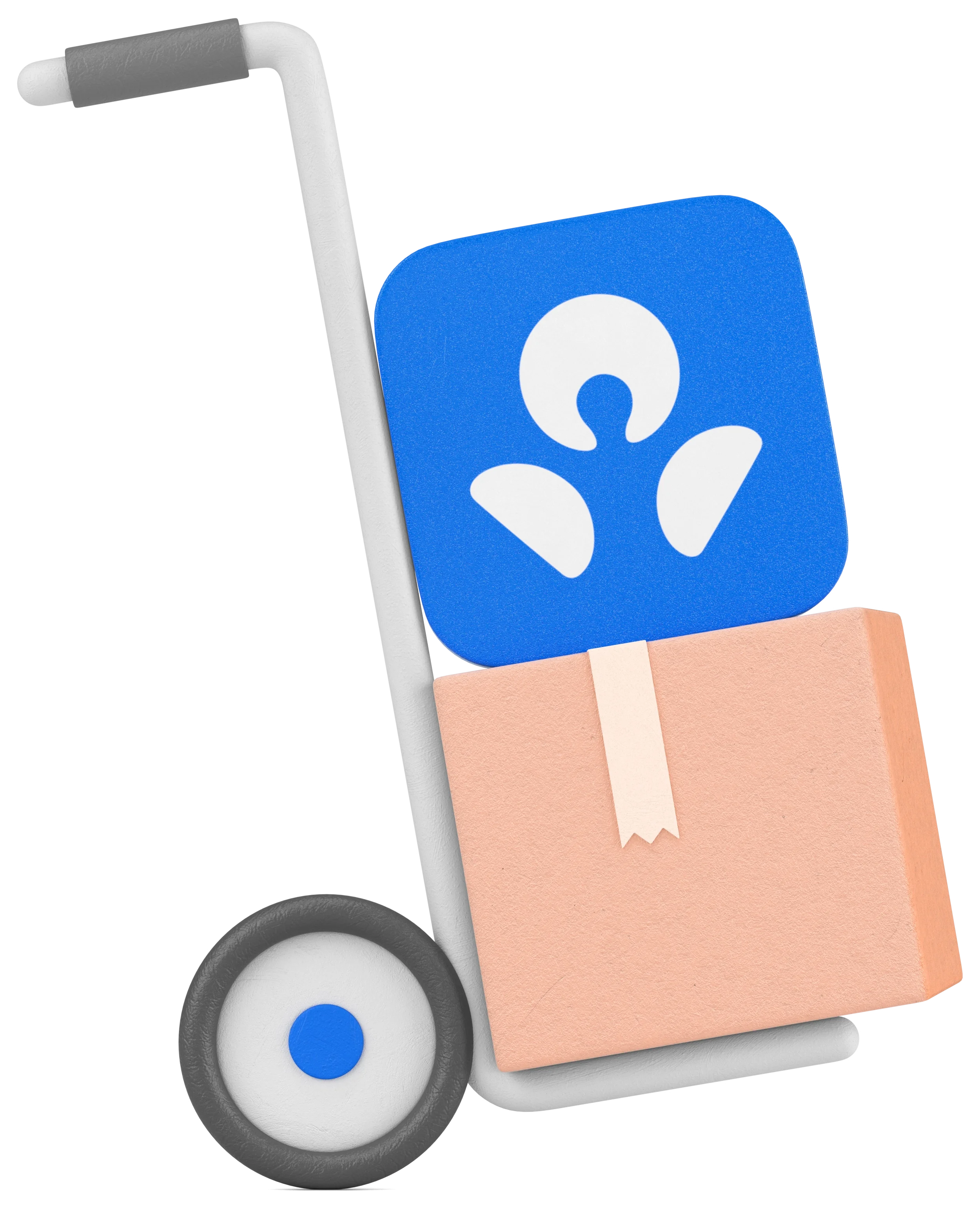 3D delivery box asset designed for ANZ Bank digital and marketing suite