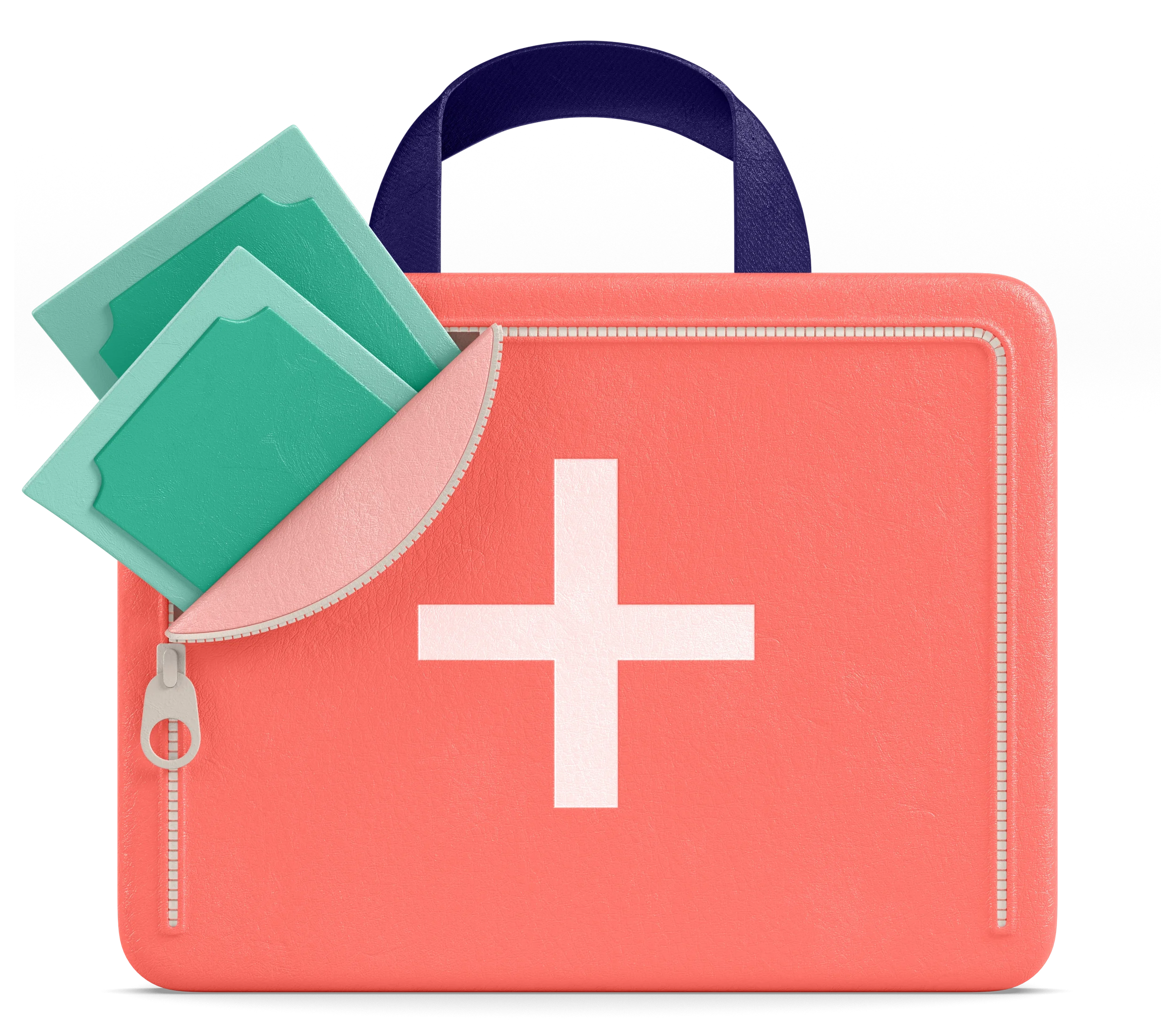 3D first aid kit model designed for ANZ Bank digital suite and marketing