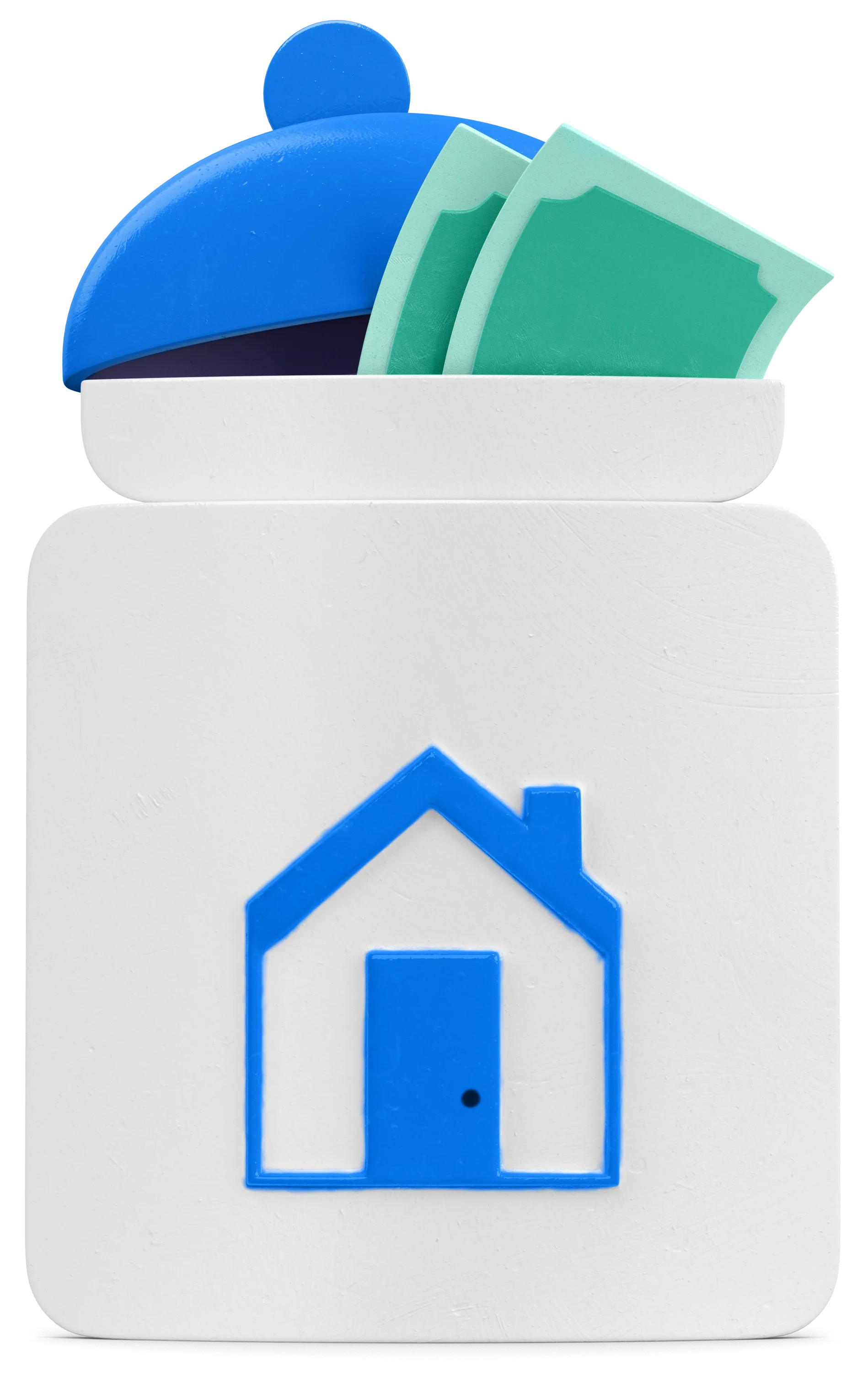 ANZ Bank 3D money jar model designed for app and motion design