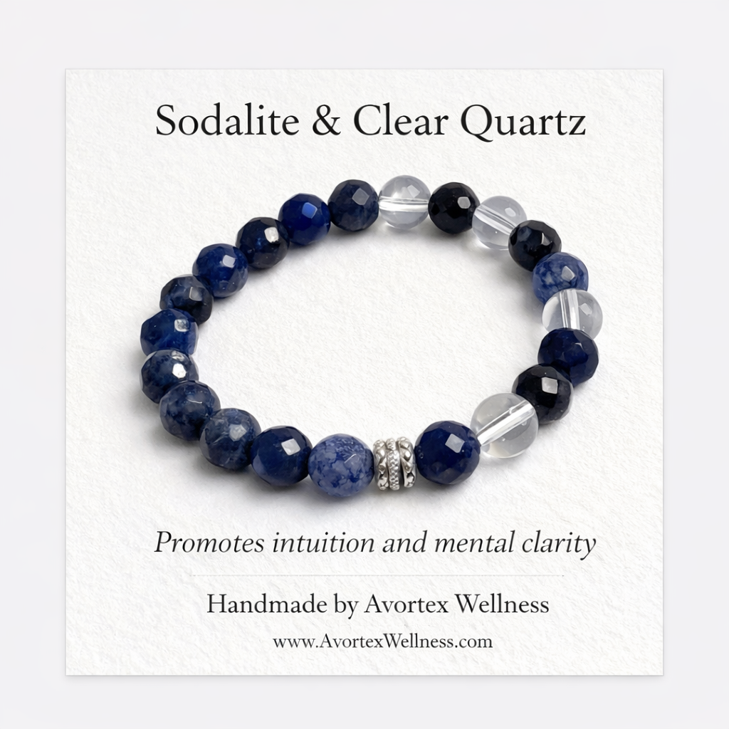 Soladite & Clear Quartz Bracelet