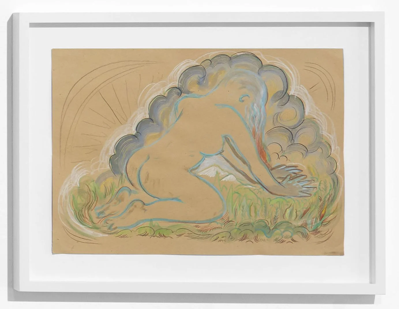 Vidya Gastaldon, Soin, 2020, Mixed technique on paper, 24 x 34 cm