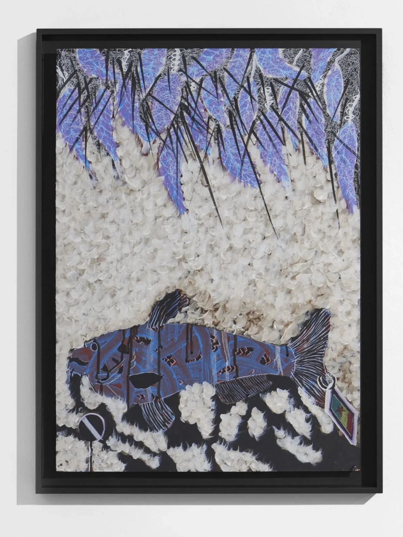 Omar Ba, Sans titre, 2014, Gouache on carboard, 69,5 x 49,8 cm