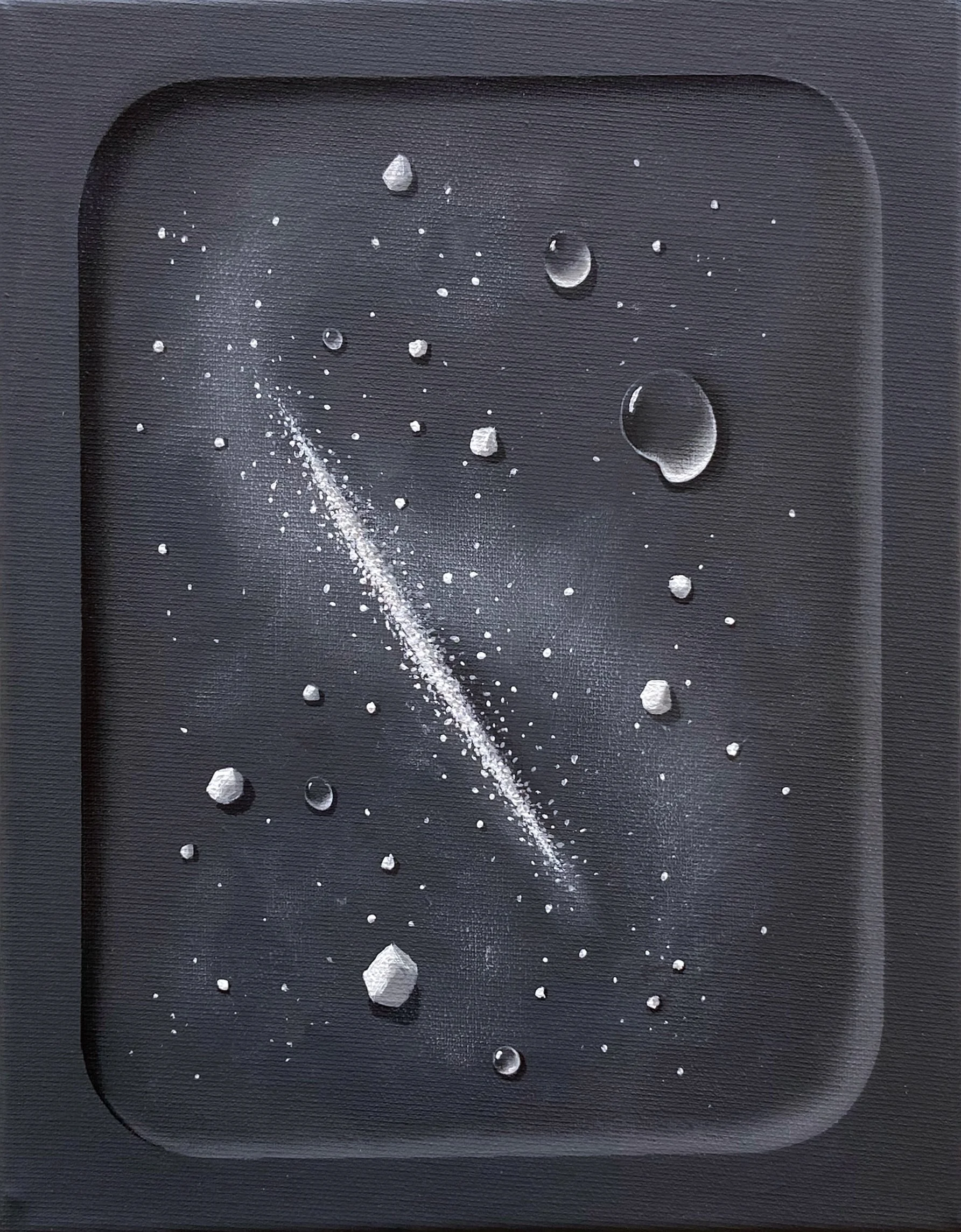 Harald Erath, Vulnerable Equinox III, 2025, tempera & oil on canvas, 30 × 24 cm