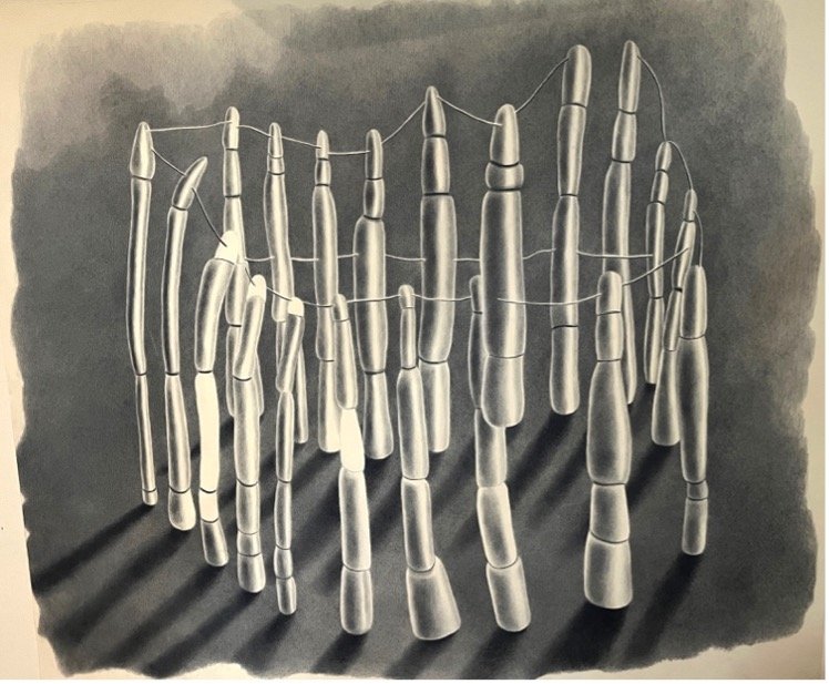 Tension
2026
color pencil on paper
92 × 110 cm