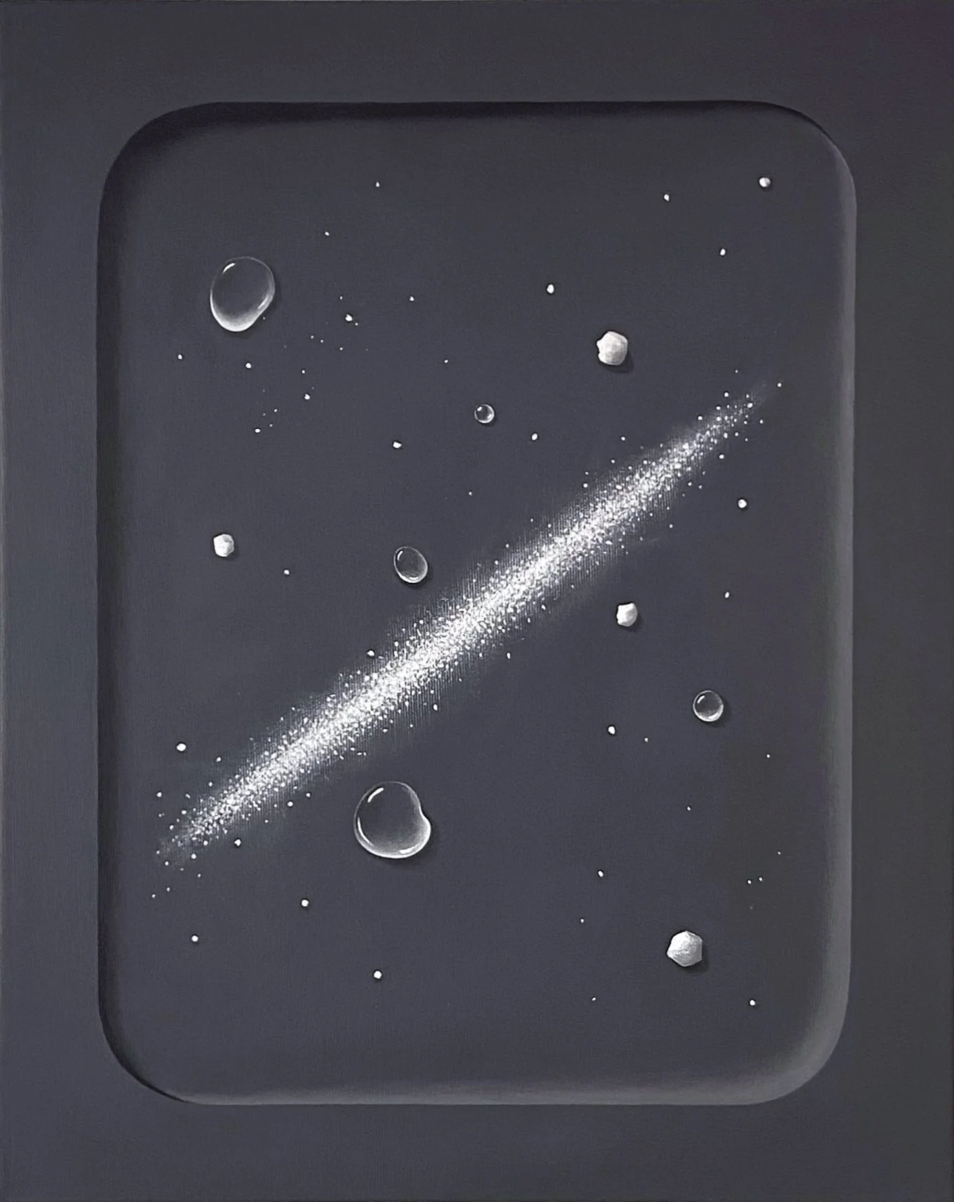 Harald Erath, Vulnerable Equinox I, 2025, tempera & oil on canvas, 50 × 40 cm