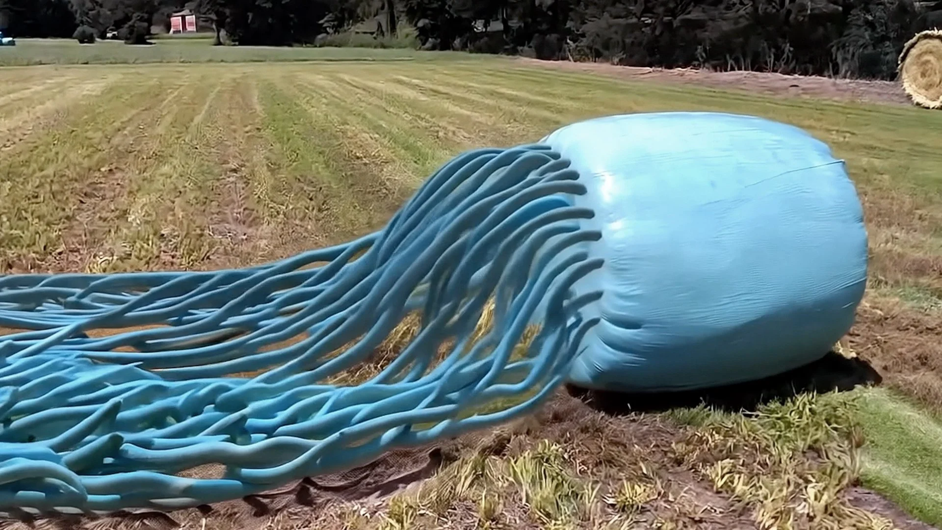 Dirk Koy, Hybird 05 (Hay Bale), 2024, 00:47, AR-, AI- video