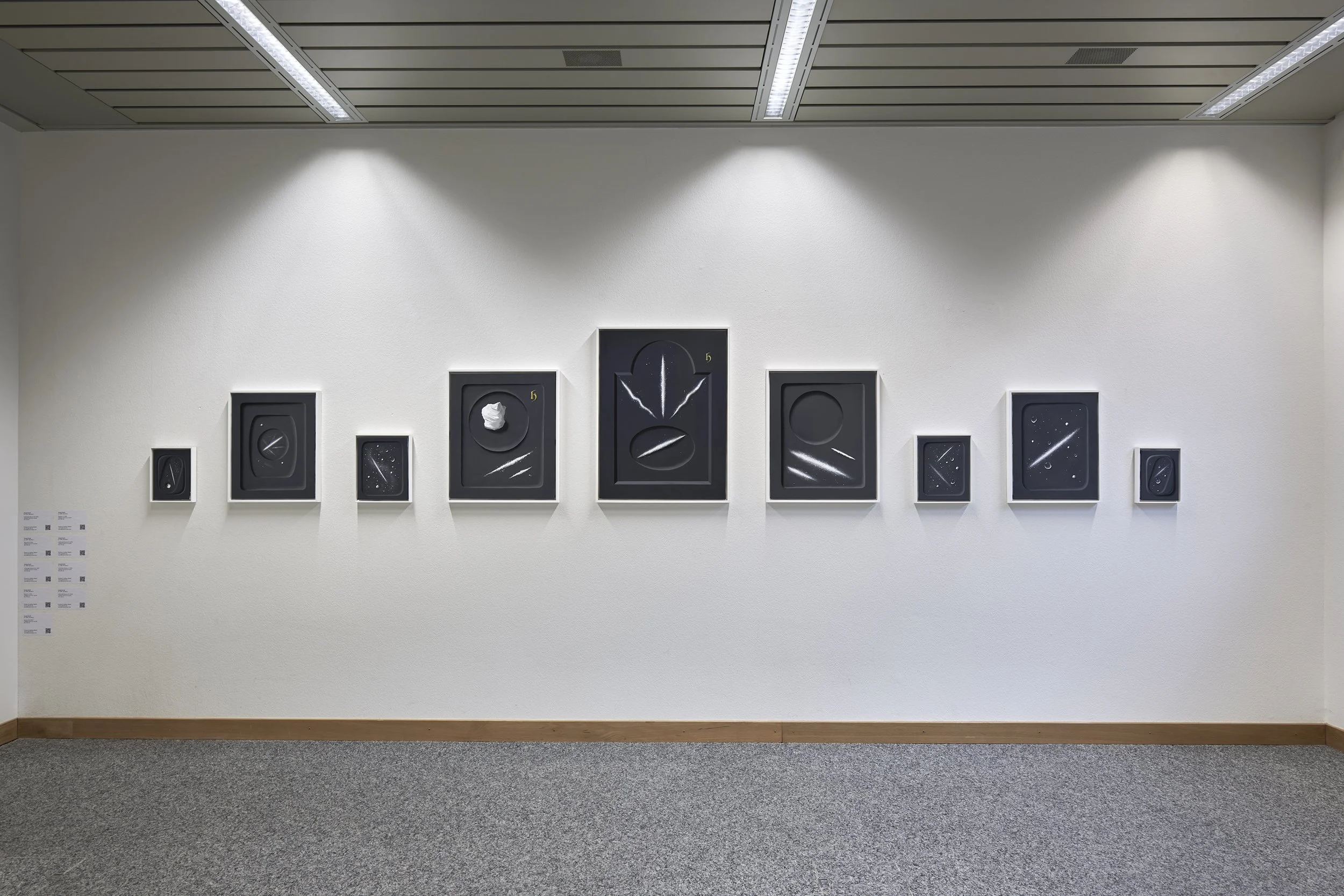 Harald Erath exhibition view at Basel Social Club