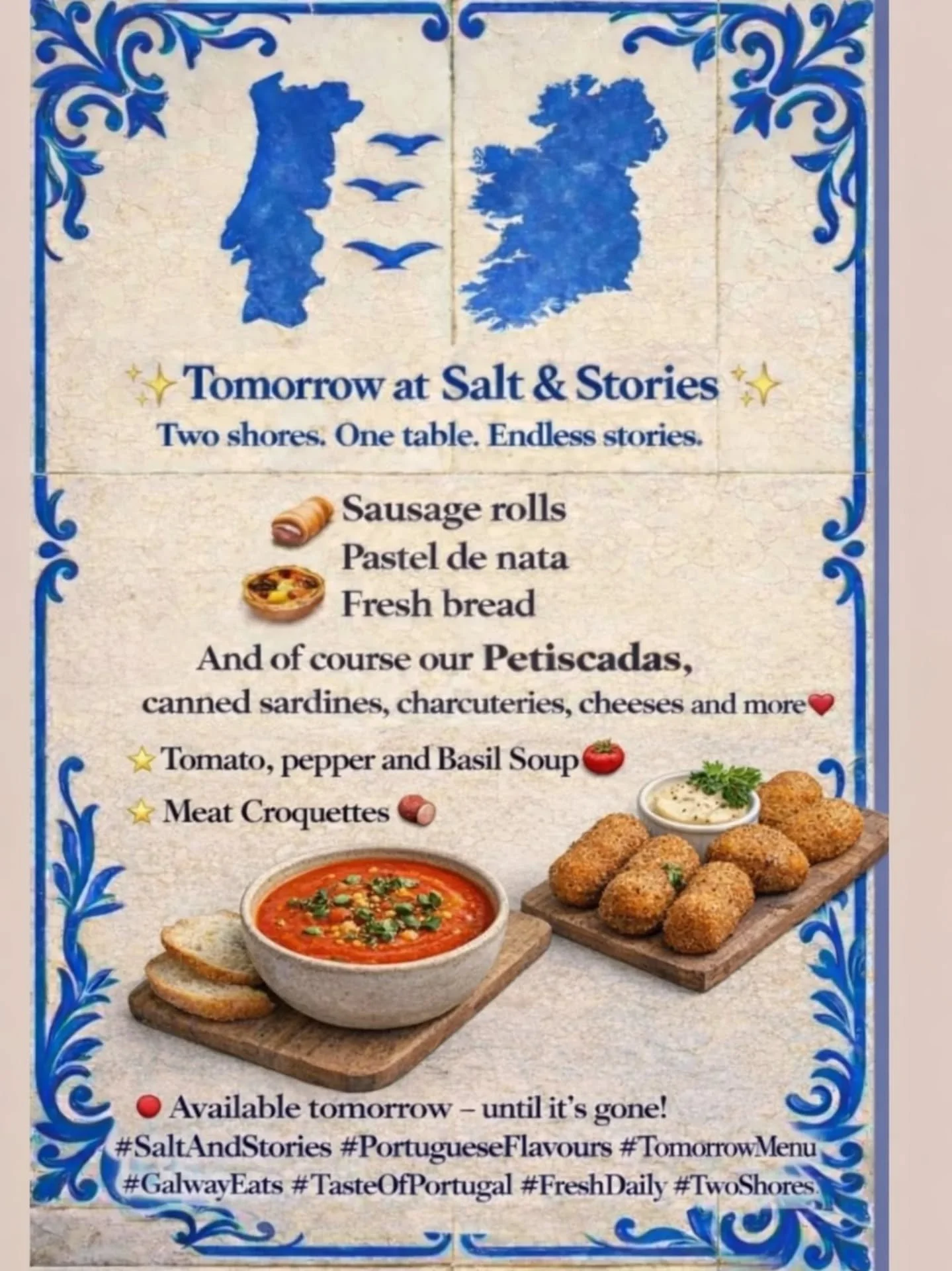 Tomorrow at @salt_n_stories
📍Open from 8.30am to 5.30pm
Come over for a visit 😊