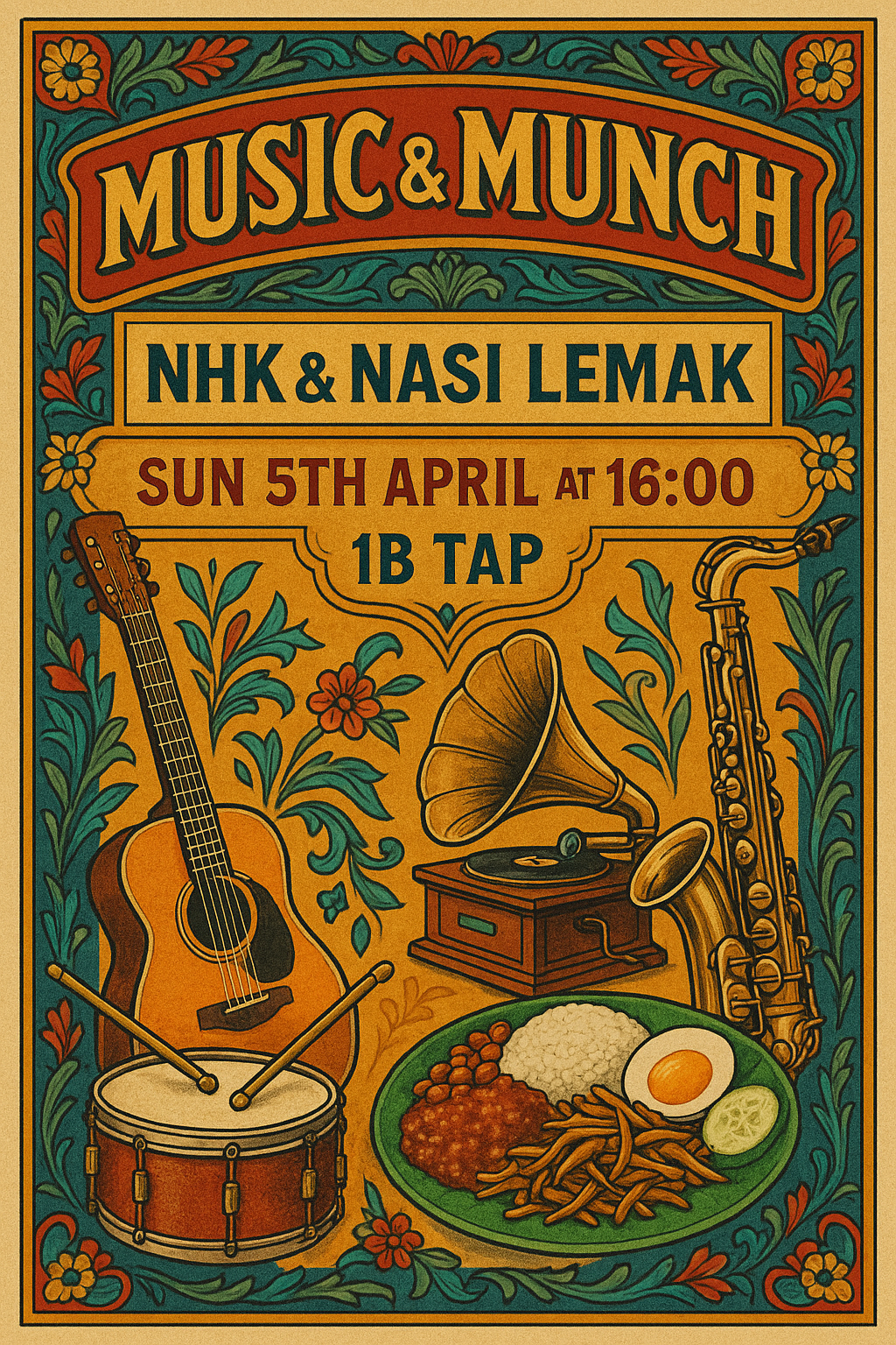 Music & Munch | NHK & Nasi Lemak 