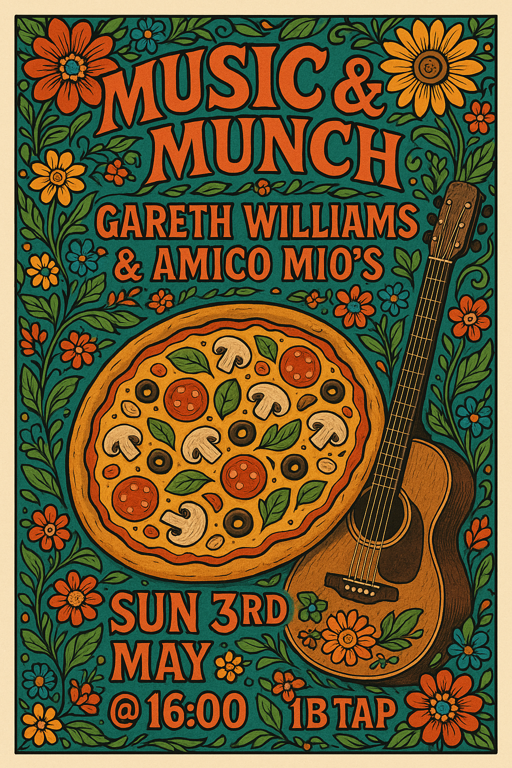 Music &amp; Munch | Gareth Williams &amp; Amico Mio's