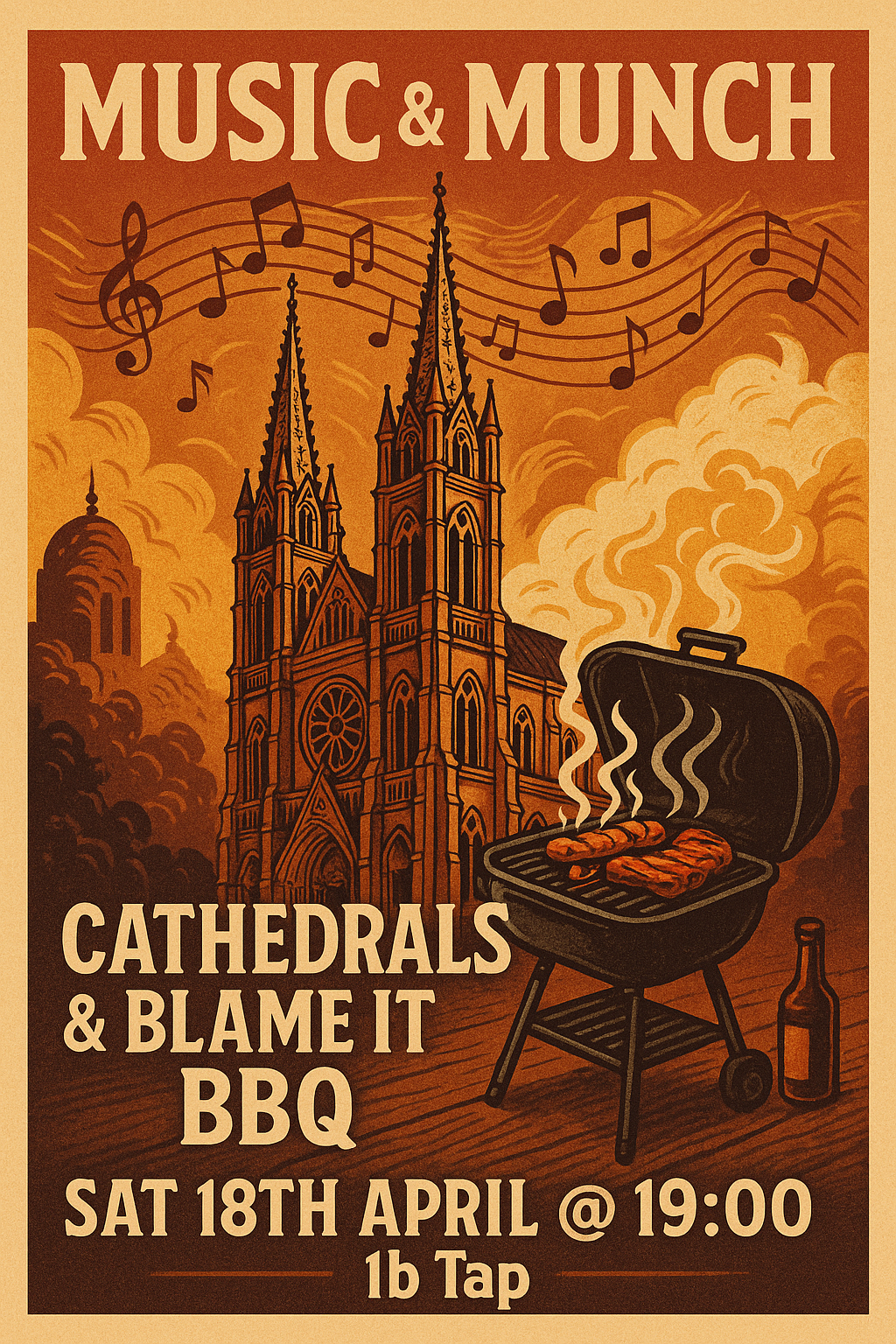 Music &amp; Munch | Cathedrials &amp; Blame It BBQ