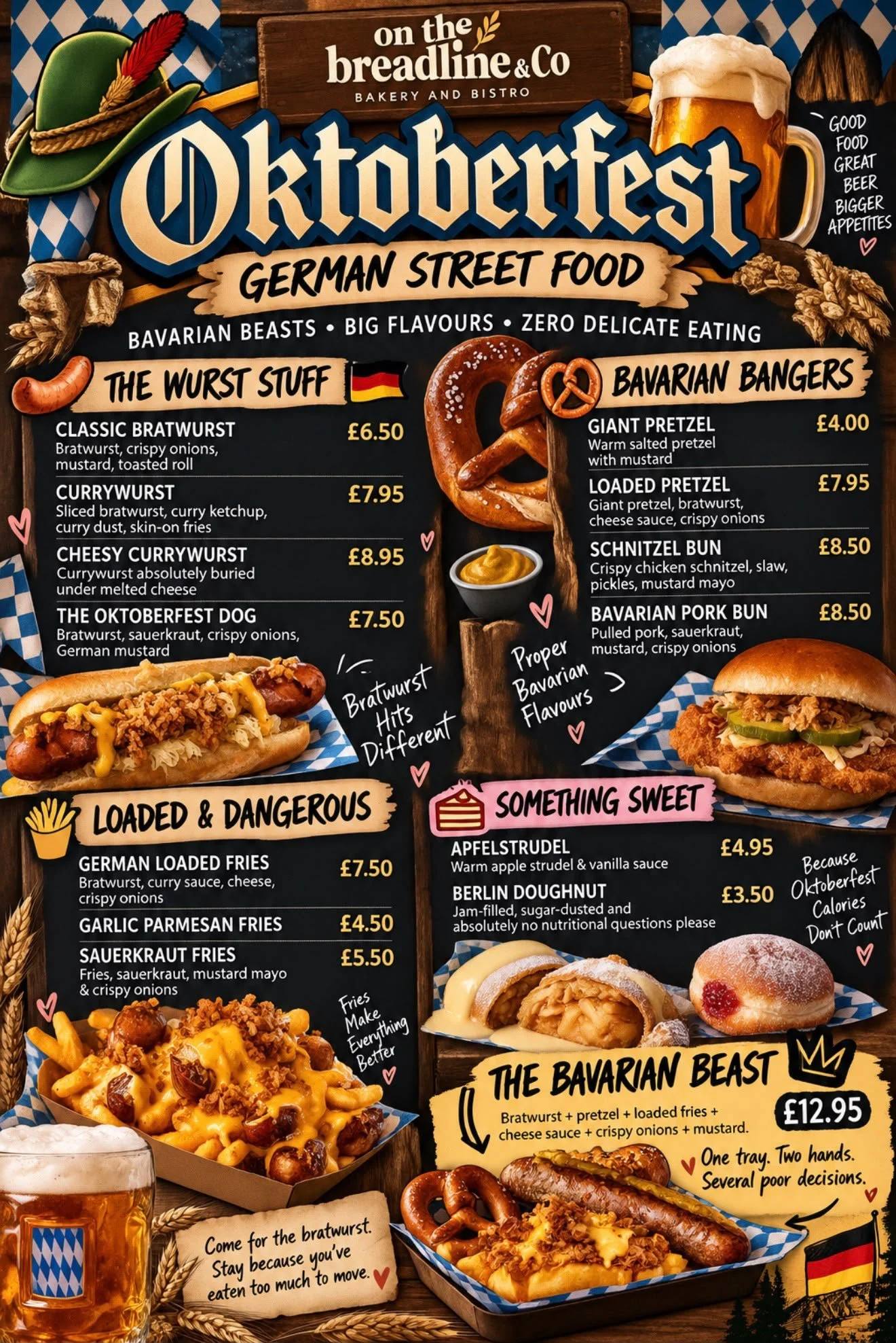 OCTOBERFEST FOOD FROM O.T.B