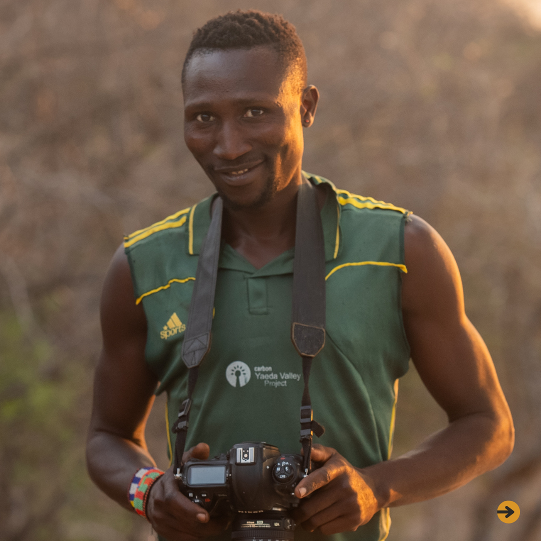 A portrait of a Hadzabe Photographer
